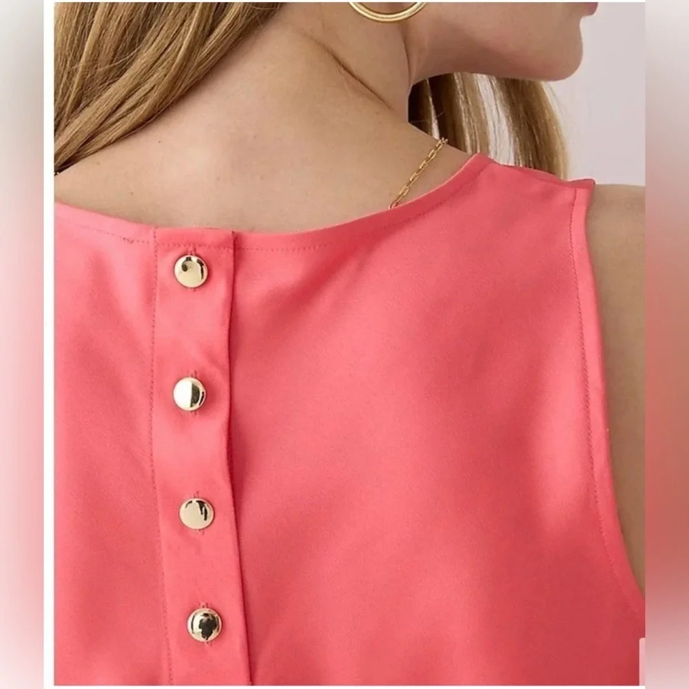 J. Crew Coral Tank Top